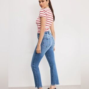 Good American “Good Straight” Classic Blue Women's Jeans NWT